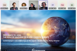 nucleareurope organises webinar on key takeaways from Pathways to 2050 report