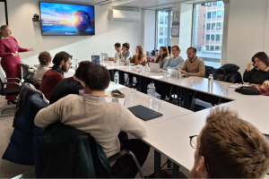 Students discuss advocacy, EU nuclear developments at nucleareurope study visit